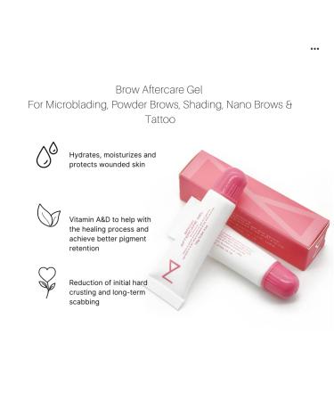 Brow Eyebrows Aftercare Gel Ointment for Microblading & Permanent Makeup - Pack of 25 | Anti-Inflammatory, Better Pigment Retention | 10g/0.34 fl oz - Buy Online on SooperMarket.com