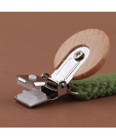 TIAN-K 3-Piece Baby Pacifier Clip Set | Frog Rattle Beech Teether & Wooden Toy | Safe International Shipping - Buy Online on SooperMarket.com