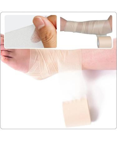 6 Rolls Healeved Sports Tape for Wrist Injuries - Absorption Proof Tennis Tapes for Racket, Fingers, Ankles - Skin-Colored 6.5x6.5x6cm (Pack of 3) - Buy Online on SooperMarket.com