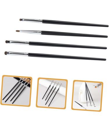 HAPINARY 4pcs Eye Shadow Brush Set Eyeshadow Brush Eye Precision Brush Small Eyeliner Brush Hair - Buy Online on SooperMarket.com