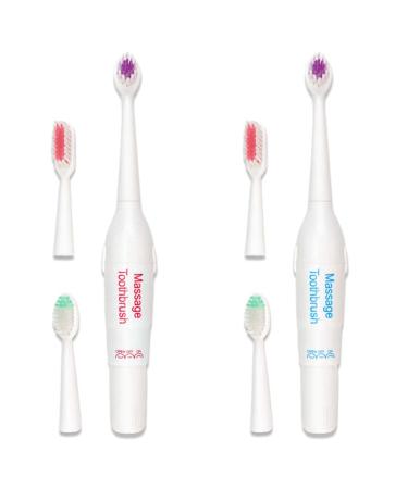 Adult Electric Massage Toothbrush 3 For Head Replacement Battery Operated Porta Toothbrush For Boys