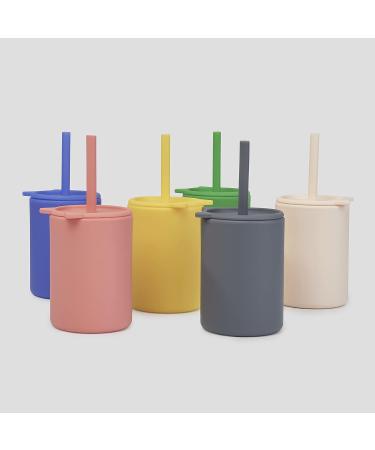 Straw Cups for Toddlers 12M+  Silicone Baby Cup with Straw Non-smell  Silicone Straw Cup 5oz. New- Milk - Buy Online on SooperMarket.com