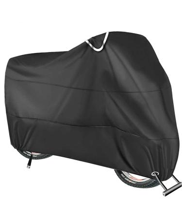 ENGWE Bike Cover, Outdoor Storage Waterproof for 2 Bikes Heavy Duty 210D Oxford Fabric Rain Sun UV Protection Dustproof Waterproof Wind Proof with Lock Holes for Mountain Road Electric Bikes/Bicycles