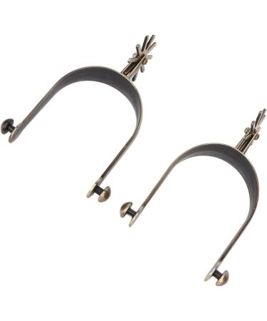 Asixxsix Western Spurs - Rust-Proof Zinc Alloy Cowboy Spurs for Men and Women Riders | Exquisite Equestrian Gear Accessories - Buy Online on SooperMarket.com