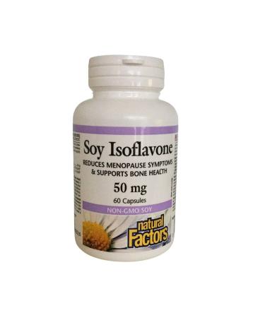 Natural Factors Soy Isoflavone Complex 50 mg 60 Capsules