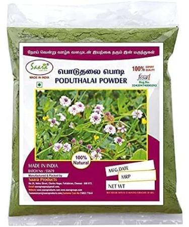 CROV SAARA Poduthalai Powder Lippia nodiflora Phyla nodiflora Powder 100g
