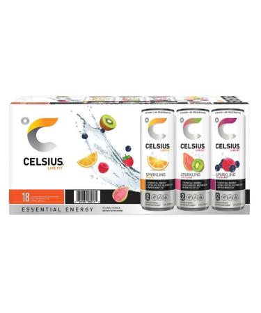 CELSIUS ENERGY DRINK VARIETY 18 X 355 ML