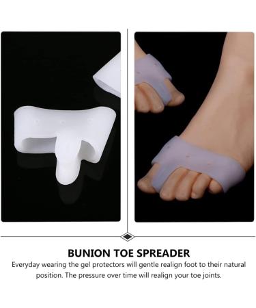 Healeved 3 Pairs White Insoles Set for Bunion Pain Relief and Blister Comfort | Metatarsal Guard Sleeves & Front Foot Straighteners - Buy Online on SooperMarket.com