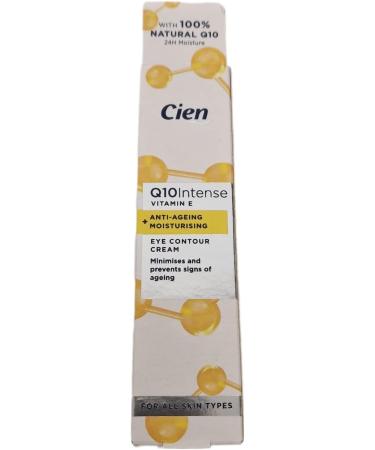 Cien Q10 Intense Vitamin E Anti-Ageing Moisturising Eye Contour Cream 15ml Reduce Wrinkles and Revitalize Your Eyes - Buy Online on SooperMarket.com
