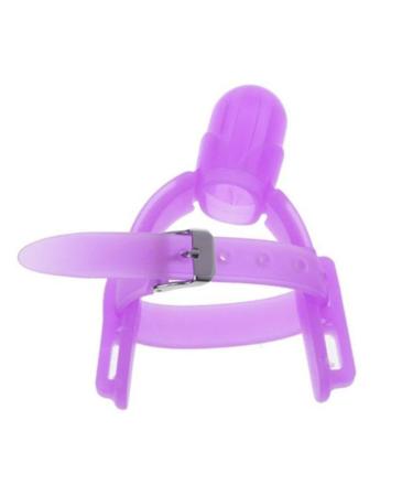 Teksome Fingerlutsch-Stop-Thumbs-Sug-Sug-Stops for Children |Adjustable thumb protection made of silicone for thumb sucking babies 0 3 years old violet