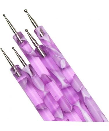PiniceCore 5Pcs Nail Dotting Pen Set - 2-ended DIY Marbleizing Tool for Manicure & Nail Art | International Shipping Available - Buy Online on SooperMarket.com
