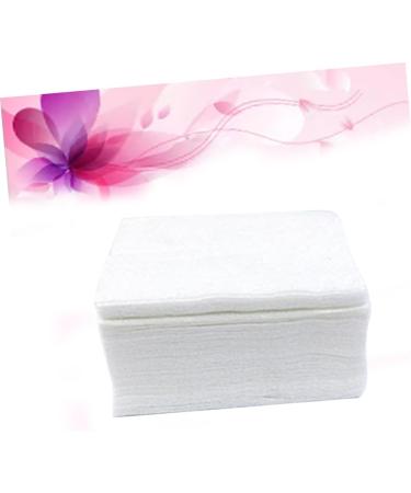 FOMIYES 100pcs Thin Cotton Pads - Nail Polish Remover & Makeup Remover Pads in Plastic Box - Premium White Cotton for Cosmetics - Buy Online on SooperMarket.com