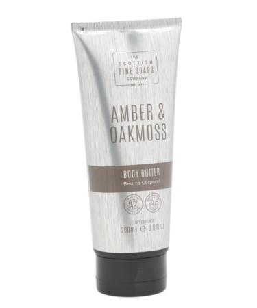 Scottish Fine Soaps AMBER & OAKMOSS Body Butter 6.8 oz