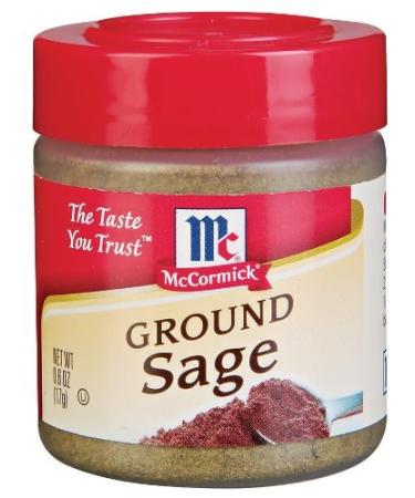 McCormick GROUND SAGE .6oz (2 Pack)