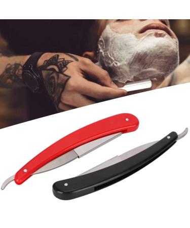 Professional Foldable Beard Razor Set - 2pcs Manual Shaving Tool for Precision Grooming - Buy Online on SooperMarket.com