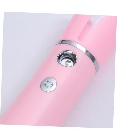 FOYTOKI 1pc Facial Spa Steamer Spray Cleaner Pore Cleaner Pink Handheld Spray 14.10X4.00X4.00CM - Buy Online on SooperMarket.com