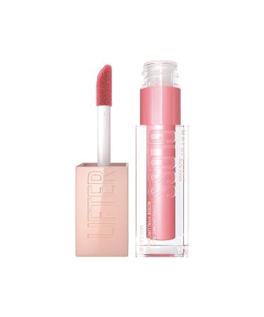 Maybelline Lifter Gloss, Hydrating Lip Gloss with Hyaluronic Acid, High Shine for Fuller Looking Lips, XL Wand, Silk, Warm Mauve Neutral, 0.18 Ounce
