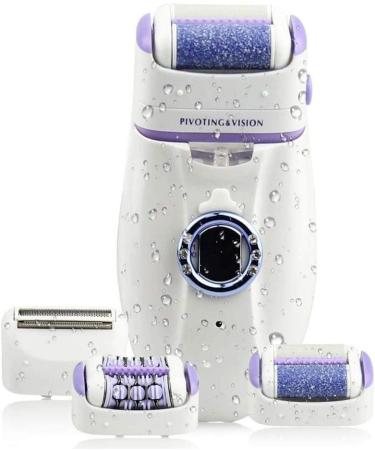 3 in 1 Women's Electric Hair Removal Kit: Epilator, Lady Shaver, Bikini Trimmer - Rechargeable and Gentle Depilation - Buy Online on SooperMarket.com