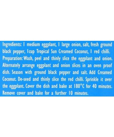 Tropical Sun Premium Creamed Coconut 200g Pack of 3 - Buy Online on SooperMarket.com