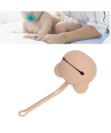 Buy Modern Coffee Silicone Pacifier Chain & Storage Case - Easy to Clean Soft & Dust-Proof for Dental Care - Buy Online on SooperMarket.com