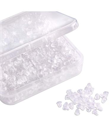 Silicone Clear Earring Backs 1200 Pieces Bullet Earring Clutch by Yalis Bullet Clutch*1200