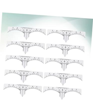 NOLITOY 30 Pcs Microblading Ruler Sticker Scale Ruler Eyebrow Guide Measure Tool Design Ruler Make up - Buy Online on SooperMarket.com