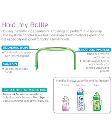 MAM Hold My Bottle Handles Blue - Pack of 2 - Buy Online on SooperMarket.com