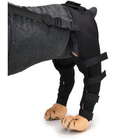 Pet Dog Knee Brace ACL Brace for Dogs Rear Leg Dog Braces for Back Leg for Support for Heals Prevents Injuries Sprains Black Large Large Black - Buy Online on SooperMarket.com