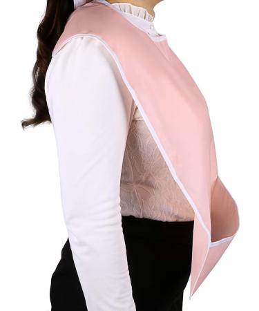 JuxYes Pack of 4 Waterproof Adult Bibs with Crumb Catcher - Washable Eating Care Bibs Reusable Terry Clothing Protectors Bibs for Elderly Seniors - Buy Online on SooperMarket.com
