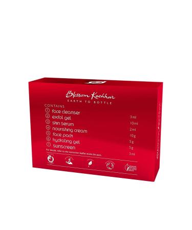 Aroma Magic Bridal Glow Facial Kit - 7 Steps Skincare Set for All Skin Types | Revitalize Dull Skin & Enhance Natural Glow - Single Use - Buy Online on SooperMarket.com
