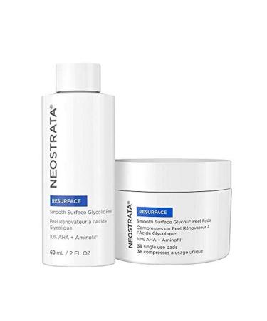 NEOSTRATA Smooth Surface Glycolic At-Home Chemical Peel High-strength Exfoliating Treatment Fragrance-Free Oil-Free 2 fl. oz.