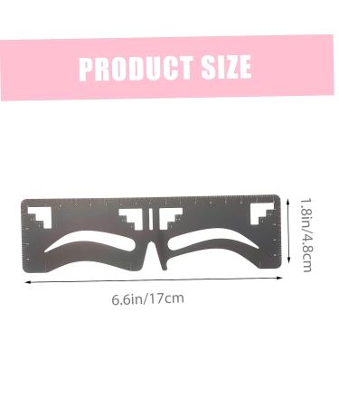 Beavorty 6 Pcs Eyebrow Ruler and Stencil Set - Brow Shaping Template, Eyebrow Stamp, Mapping String, and Makeup Supplies - Buy Online on SooperMarket.com