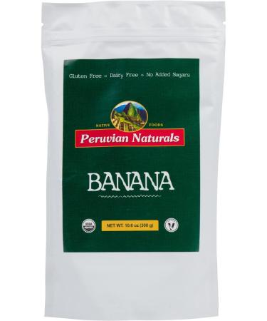 Peruvian Naturals Organic Banana Powder 300g - Raw Vegan Non-GMO Fruit Powder for Smoothies & Cooking - Buy Online on SooperMarket.com