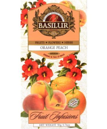Fruit Infusion - Orange Peach Tea x (4) - 25 Bags Per Box - Traditional Herbal Tea - Buy Online on SooperMarket.com