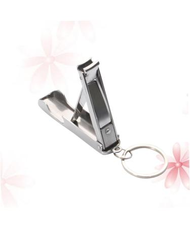FOMIYES Stainless Steel Nail Clippers Stainless Steel Keychain Stainless Steel Bottle Opener Key Chain Fold - Buy Online on SooperMarket.com