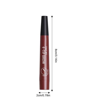 Bartstift Filler | Waterproof Hair Base Pencil - Long-Lasting Beard & Mustache Makeup in Aznever Red-Brown | Natural Finish for Men - Buy Online on SooperMarket.com