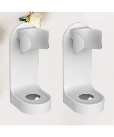Elzey Wall-Mounted Electric Toothbrushes - 2-Piece Punch-Free Display Rack | White Electric Toothbrush Holder - Buy Online on SooperMarket.com