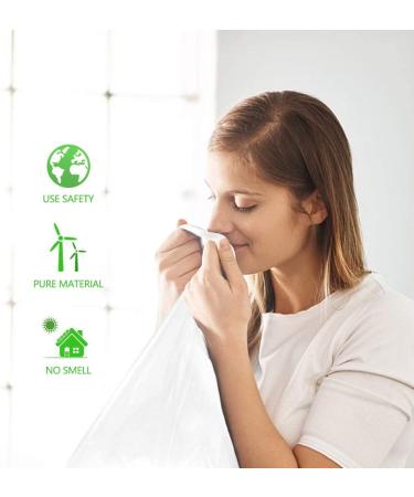 4 Gallon 220 Count Clear Trash Bags - Small Garbage Bin Liners for Home & Office - Fits 12-15 Liter Cans - Strong Plastic Bags - 20.4x17.3 Inch - Pack of 200 - Buy Online on SooperMarket.com