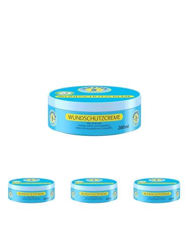 Penates wound protection cream soothing baby wound protection cream with zinc oxide for protection in the diaper area (1 x 200ml) (pack of 4) 200 ml (4 -pack) wound protection