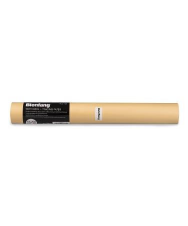Bienfang Sketching & Tracing Paper Roll, Canary Yellow, 18 Inches x 50 Yards - for Drawing, Trace, Sketch, Sewing Pattern