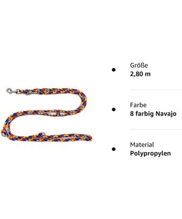 Double Dog Leash for Medium Dogs | 39 Colors | 2.80m Navajo Practice Line | Stable & Durable | Ships Internationally - Buy Online on SooperMarket.com