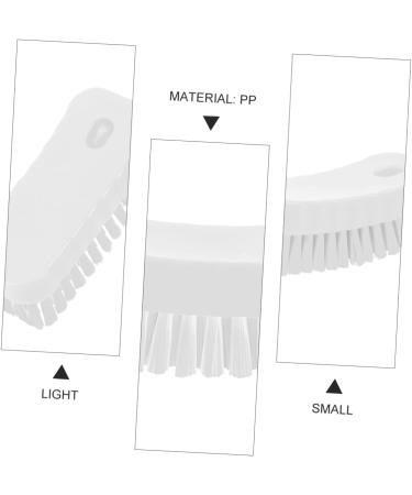 Mikinona Nail Brush Cleaning Scrubber Manicure Fingernail Scrubber Fingernail Clean Fingernail Scrubber Brush Nail Manicure Brush Foot Scrub Brush Handle White Small Brush Polyester - Buy Online on SooperMarket.com