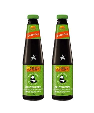 Lee Kum Kee Panda Brand Gluten Free Oyster Sauce for Stir Frying Cooking 510g (Pack of 2)