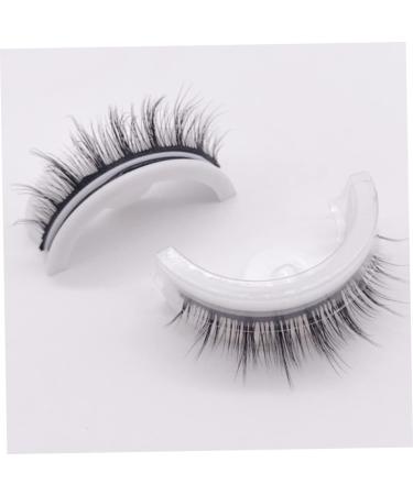 Buy Self Adhesive Waterproof Fake Eyelashes - Reusable Natural Fluffy Lashes (2 Pairs) - Shop Now - Buy Online on SooperMarket.com