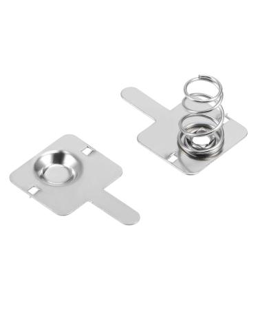 uxcell 20 Pairs AA Battery Positive Negative Conversion Spring Contact Nickeling Plate 13.0mmx11.5mm