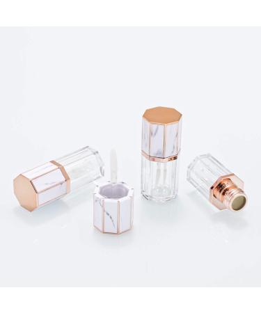 KALLORY 5ml Clear Lip Gloss Tubes with Wand | Bulk Lip Gloss Containers for Women | Empty Lipgloss Containers (5 Pcs) - Buy Online on SooperMarket.com