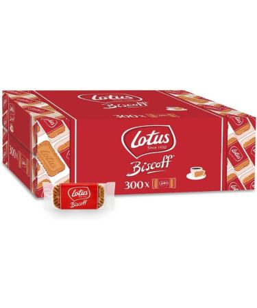 Biscoff Original Caramelised Biscuits from Lotus (Pack of 300 X 6) | Total 1800 individually wrapped biscuits.
