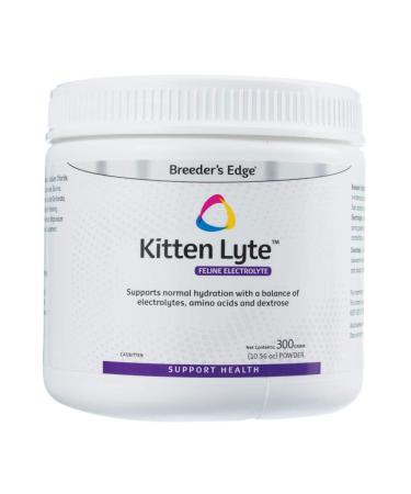 Breeder's Edge Kitten Lyte - Feline Electrolyte Supplement for Cats and Kittens - 300 gm