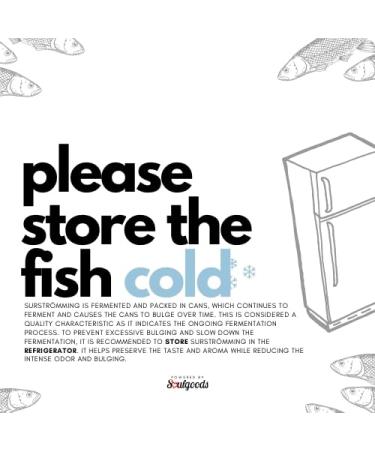 Surstr mming Fisch Filet Dose - Authentic Swedish Stinkefisch | Unique Gifts for Men | Gammelfisch Fermented Fish Specialties - Buy Online on SooperMarket.com