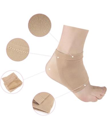 FOMIYES 3 Pairs Foot Sleeve Socks with Pad Socks Lotion Arch Support Sleeves Spa Socks for Cracked Heels Socks Moisturizing Sock Silicone Gel Heel Shock Dry Skin Men and Women High Heel - Buy Online on SooperMarket.com